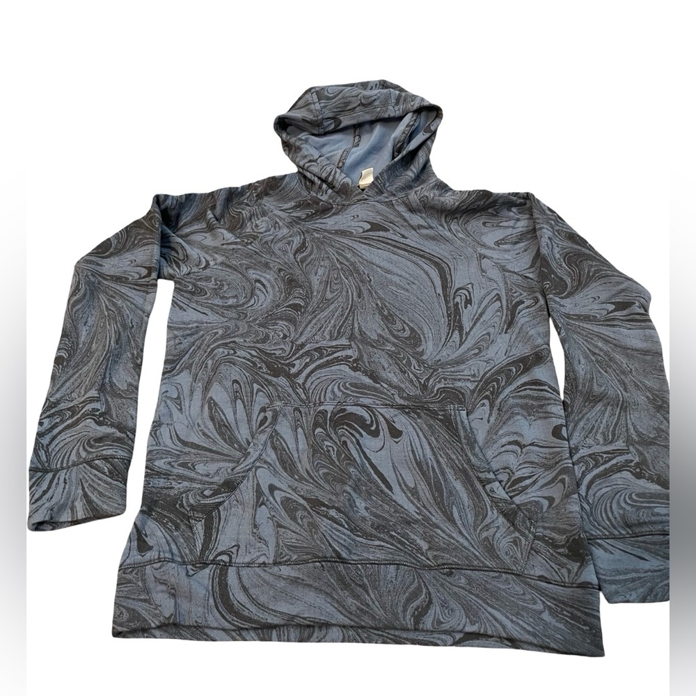 Athleta Girls Marble Pattern Hoodie